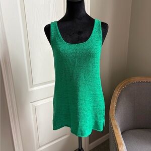 H&M Vibrant Green Knit Tank Top